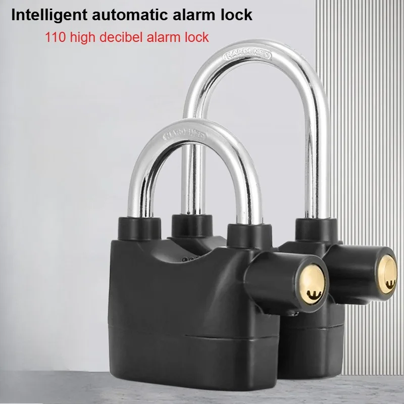 Anti-theft safety siren alarm lock, outdoor door lock waterproof and anti-theft