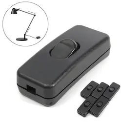 Table Lamp 110 250V Desk Light On/Off Indicator Cord Switch Inline LED Starters Professional Button Switch