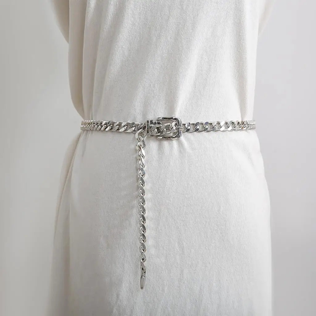 Hot Women Chain Belt Metal Waist Chain Dress Belts Adjustable