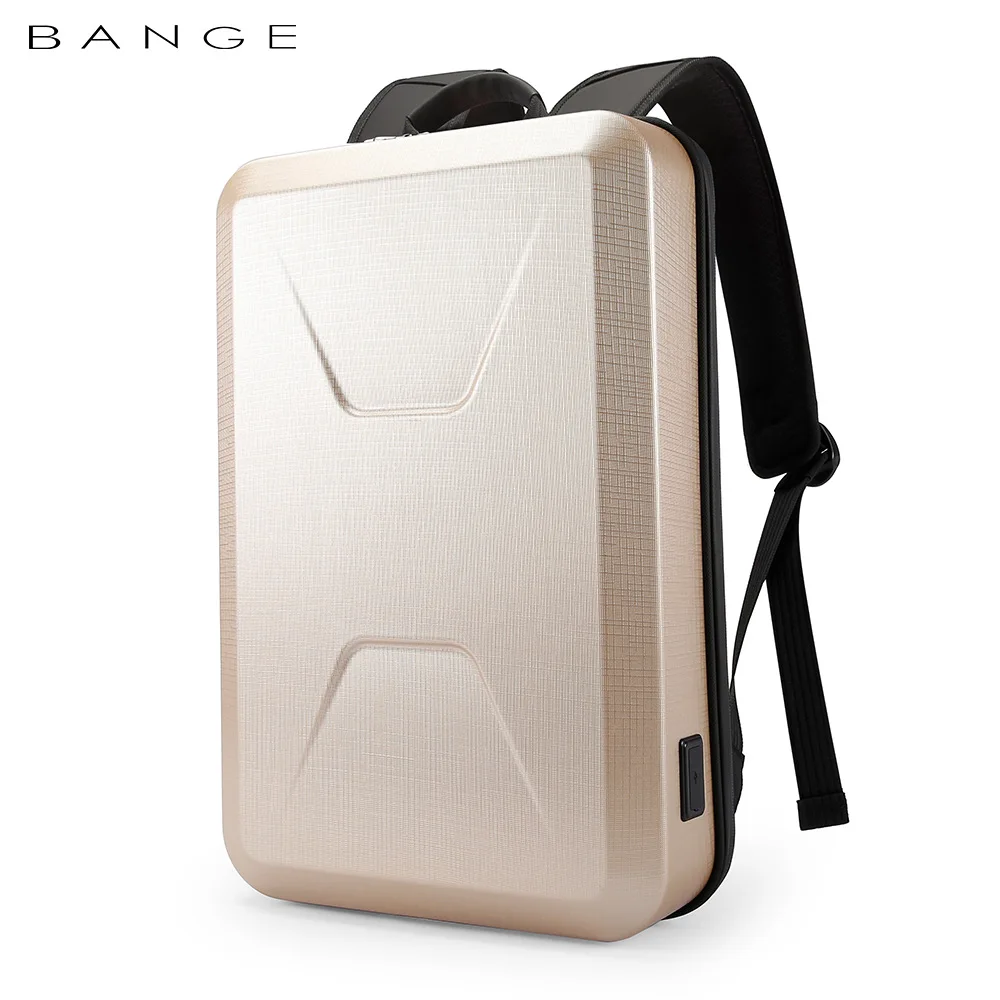 BANGE PC Fashion Backpack Men Anti-thief Business Backpacks 15.6 Inch Laptop Backpacks Waterproof Male Travel Bag