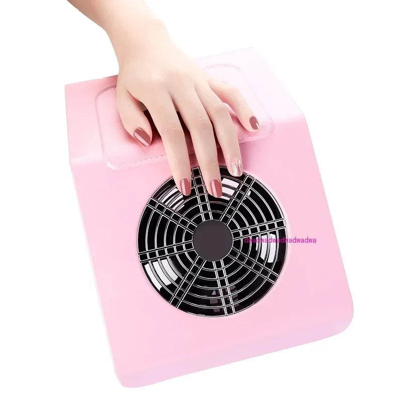 Nail Dust Collector 40W Desktop With Filter High Suction Low Noise Frosted Hand Pad One Touch Switch Manicure Vacuum Cleaner