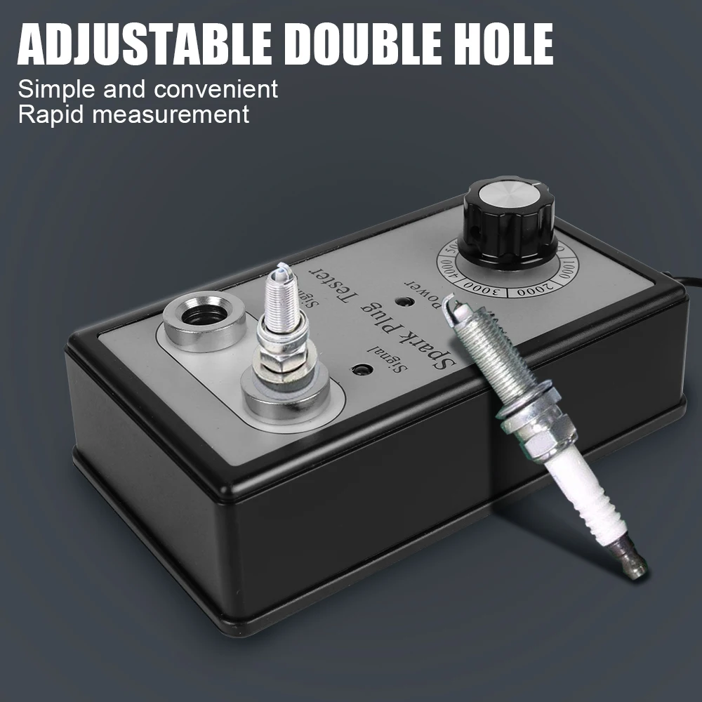 

Тестер свечей зажигания, автомобильный тестер свечей зажигания, автомобильный детектор катушки, тестер системы зажигания, тестер с двумя отверстиями, инструмент для диагностики проводов