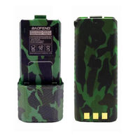 2pcs Camouflage NEW 7.4V 3800mAH Li-ion Battery for Radio Walkie Talkie BaoFeng UV-5R