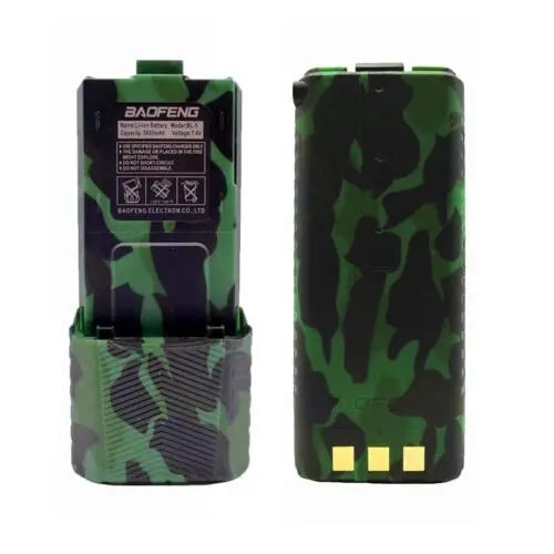 10pcs Camouflage NEW 7.4V 3800mAH Li-ion Battery for Radio Walkie Talkie BaoFeng UV-5R