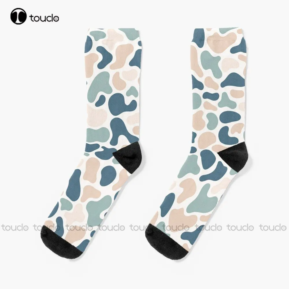 Best Redbubble Camouflage Design Socks Mens Work Socks Personalized Custom Unisex Adult Teen Youth Socks Custom Gift Streetwear