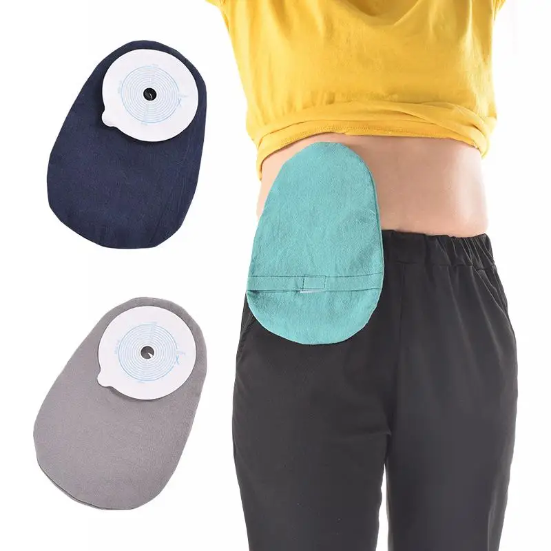1 Stück Wiederverwendbare Stoma-Abdeckbeutel Waschbarer Ostomiebeutel-Schutz Verstellbare Atmungsaktive Kolostomiebeutel-Abdeckung – Detail 6