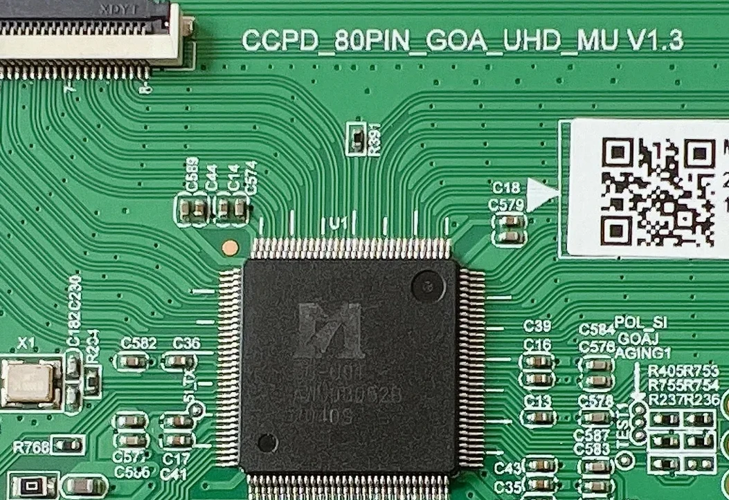 Original T-con Board CCPD_80PIN_GOA_UHD_MU V1.3 513C4954M11 8529.90.06.00 Logic Board Be Suitable For LT-58MAW705 58QLEDSM20 TV