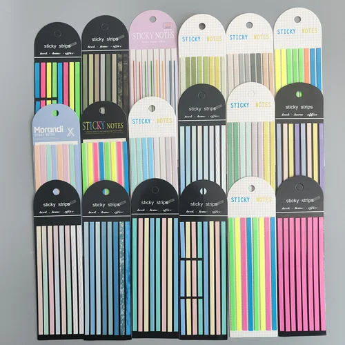 Imagen 2 del producto 18 paquetes de notas adhesivas transparentes, libro de lectura autoadhesivo, Bloc de notas con anotaciones, marcadores, Bloc de notas, pestañas de índice, lindo