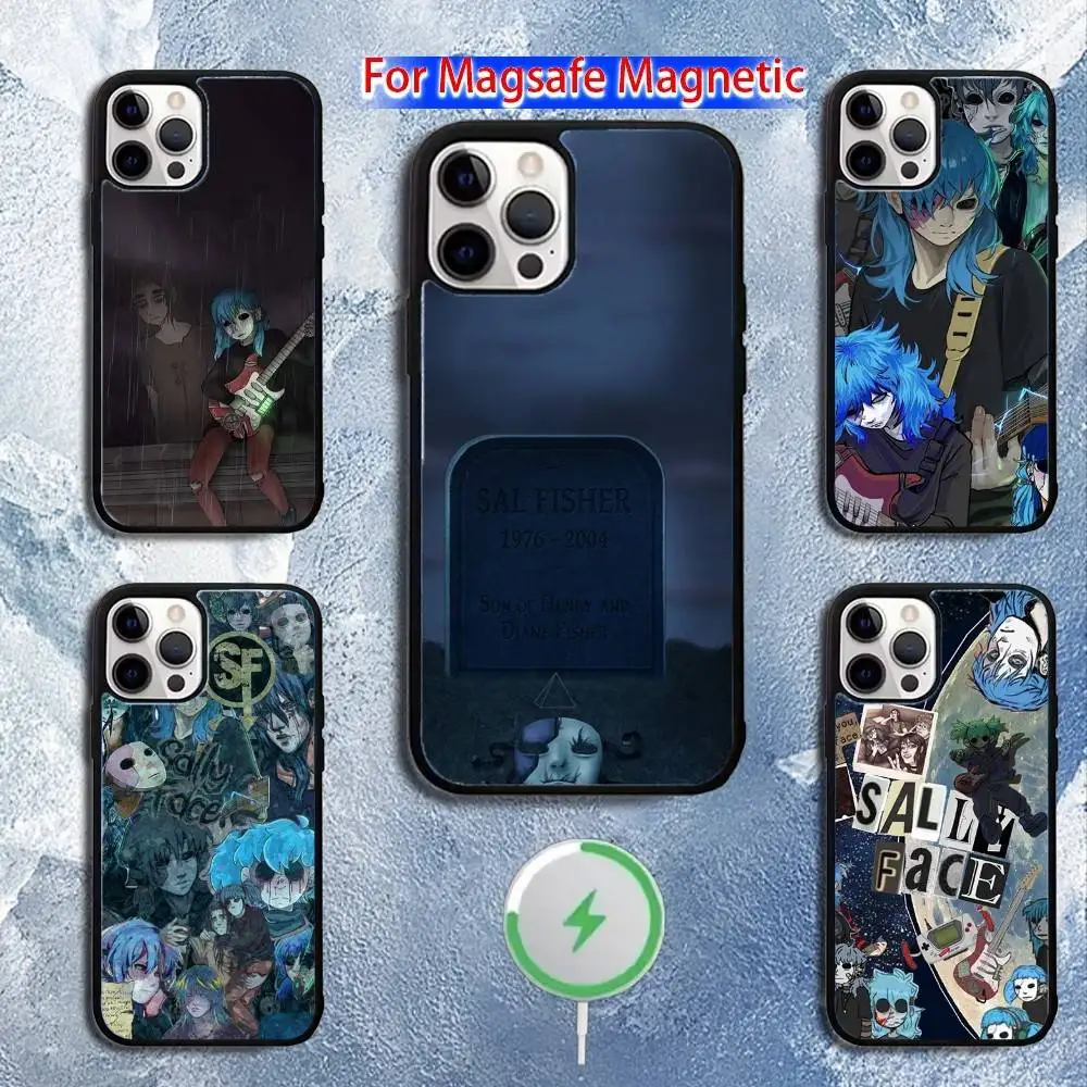 

Game Sally-y FaceS Phone Case For iPhone 16,15,14,13,12,11,Pro,Max,Plus,Mini,Magsafe,Magnetic Wireless Charging Case