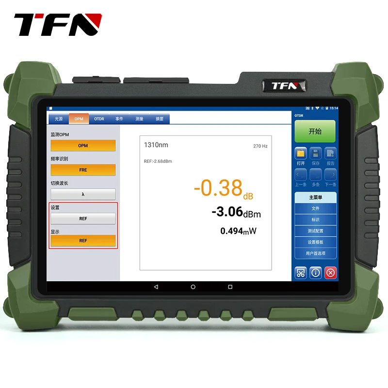 مصنع TFN RM7 متوفر في المخزون بدائل EXFO أعلى 50dB OTDR الألياف البصرية عالية الدقة الاتصالات الصف الانعكاسات OTDR #5