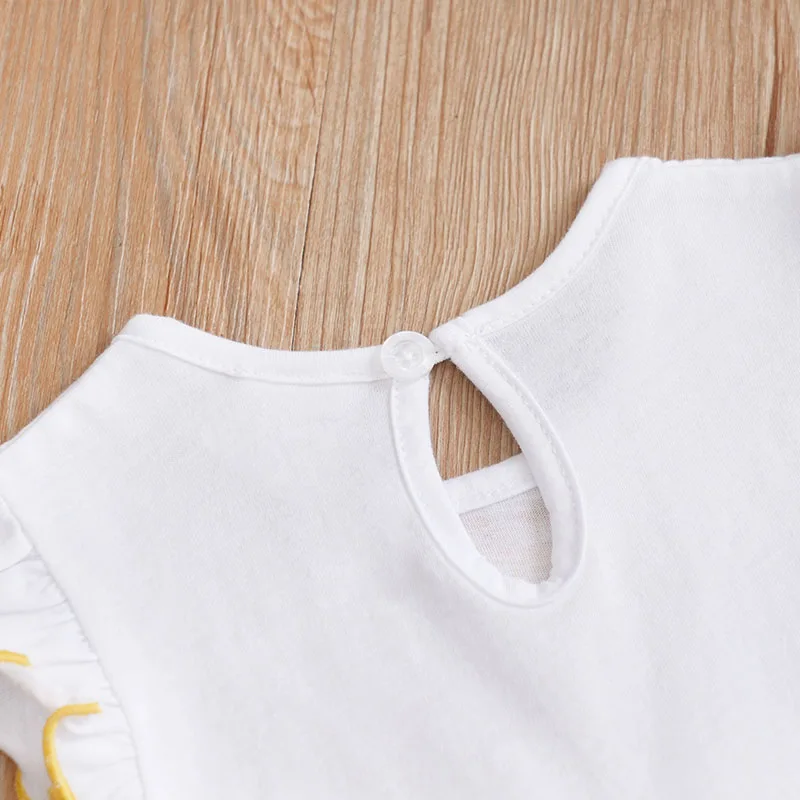 Summer Boys And Girls Cute Cartoon Animal Print Cotton Comfortable Casual Sleeveless Baby Bodysuit