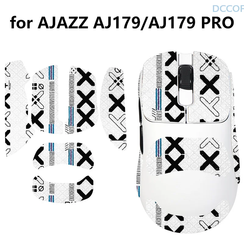 Anti-Slip Mouse Grip Tape Skate Sticker For AJAZZ AJ179/AJ179 Pro Gaming Mouse For E-Sports Computer Gamer Non Slip Suck Sweat