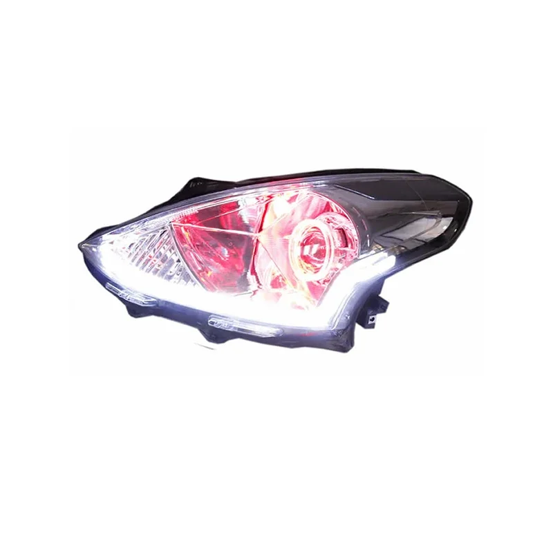 Customized Full LED Headlights For Nissan Sunny Bi-xenon Projector Lens Front Lamps With DRL