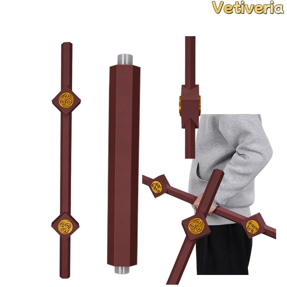 Movie Avatar Aang Cosplay Stick Prop Plastic Adult Weapons Roleplay Costume Accessories Carnival Halloween Party Gifts Ornament