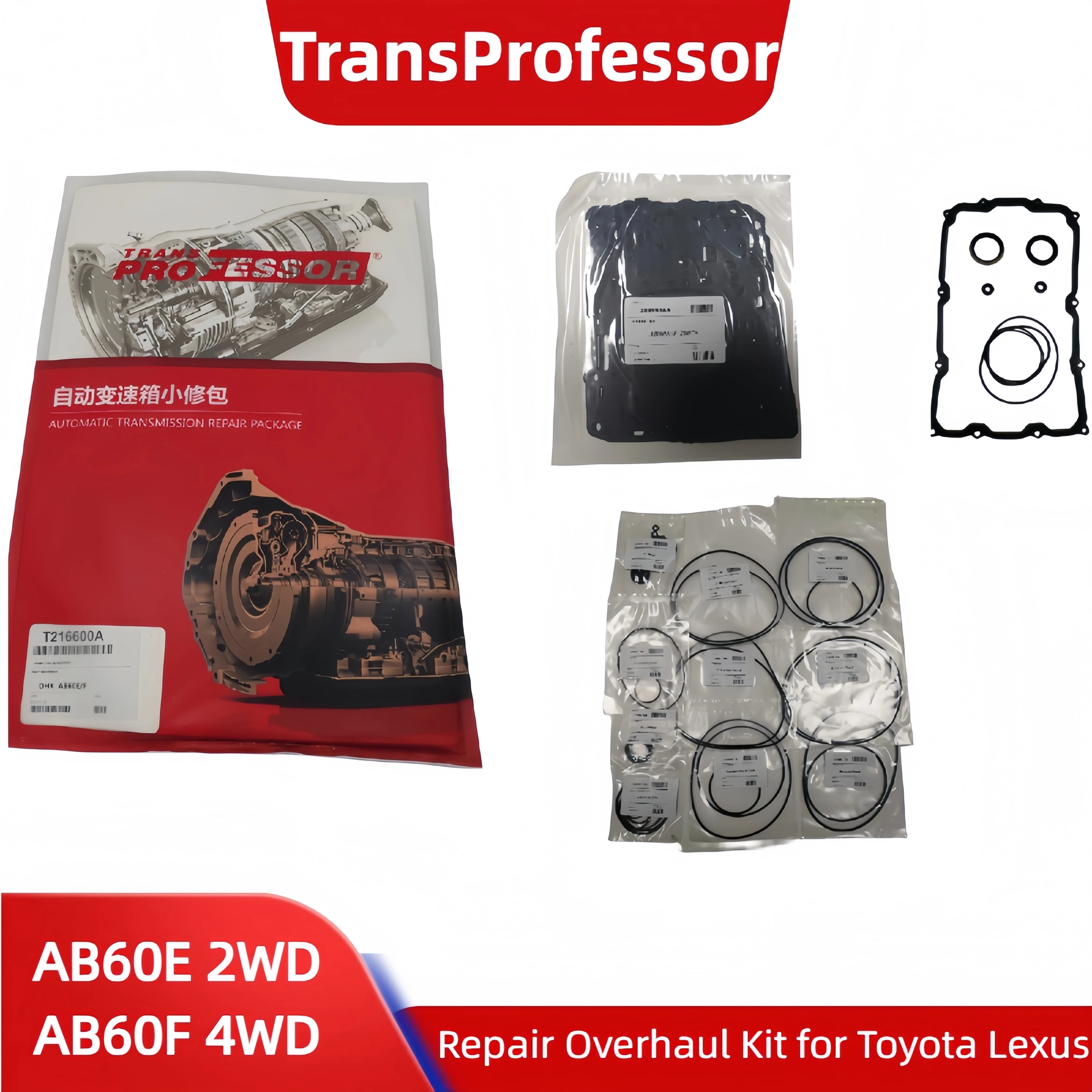 

AB60E 2WD AB60F 4WD TB-68LS Transmission Repair Overhaul Kit for TOYOTA Tundra Lexus Gearbox Oil Seals Gaskets O-Rings