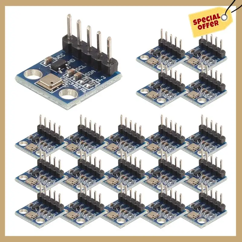 GY-68 듀얼 오리피스 BMP180 온도 센서 모듈, 공기압 모듈 20개/세트