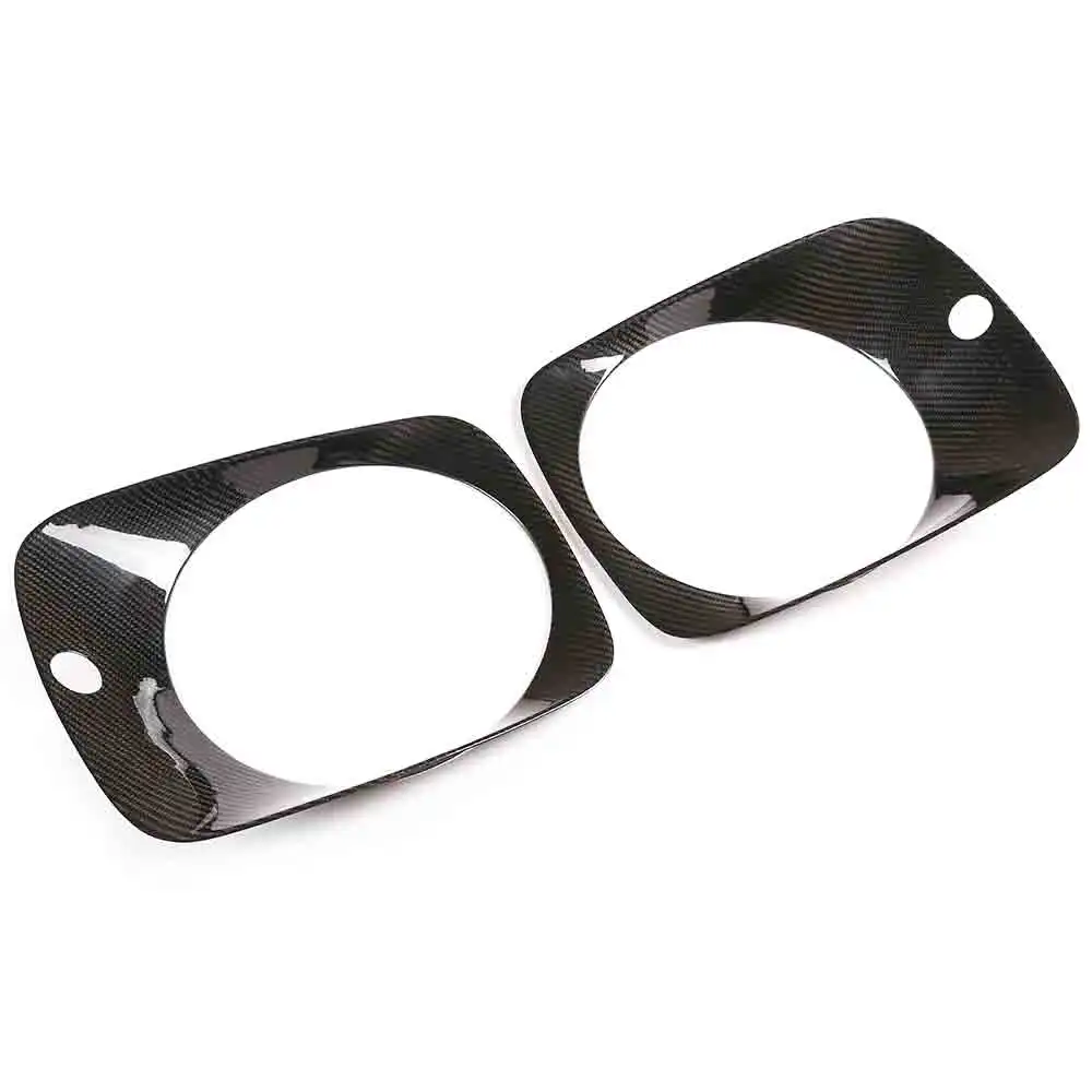 

Johhar Real Carbon Fiber 3K Twill Glossy Headlight Frame Trim Cover for Mercedes-Benz G-Class 2019-2020 Interior Tuning