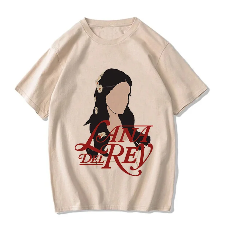 Singer Lana Del Rey Ldr Sailing T-Shirt Men Women Gothic EU Size Tops Streetwear Mange Harajuku T Shirt Graphic Y2k Tshirt Male