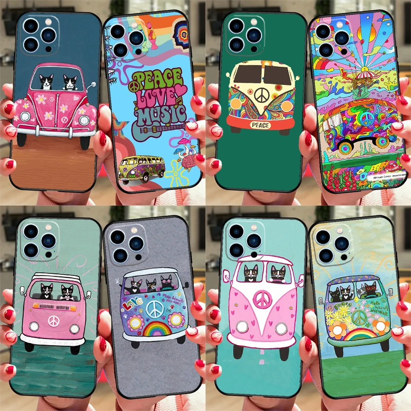 Hippy Peace Bus Cat… - image