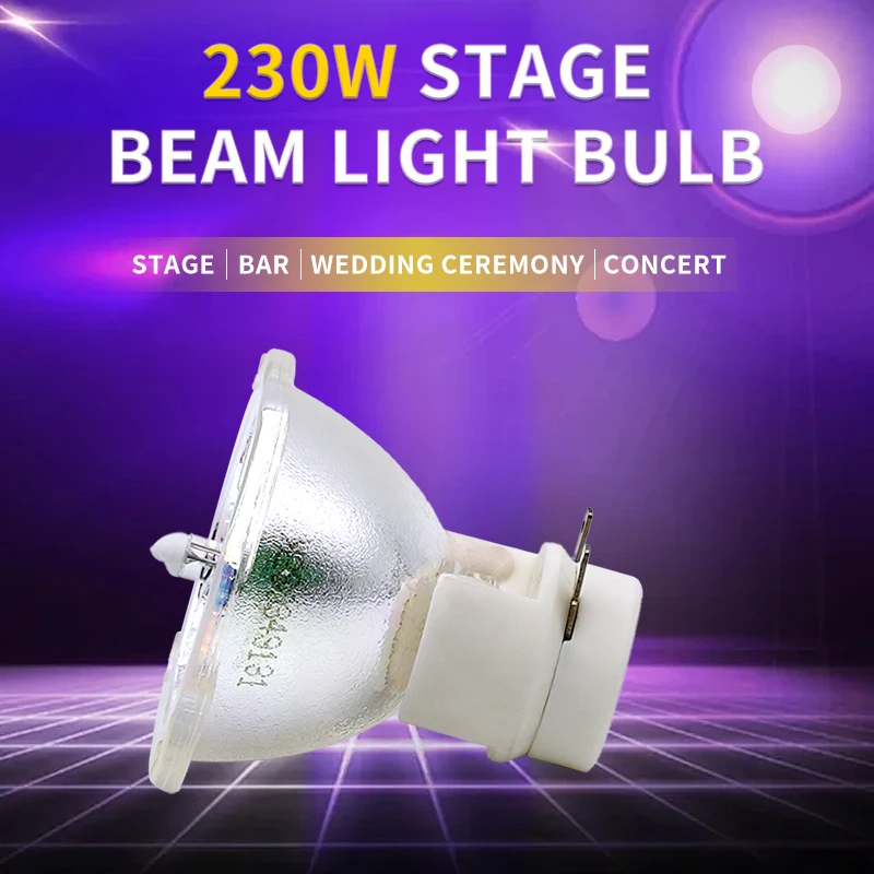 230w 7R lamp buld for Sharpy Beam 230W 7R Moving Head Screen Beam 230 Beam 7R Stage Disco Lights 7r lamps