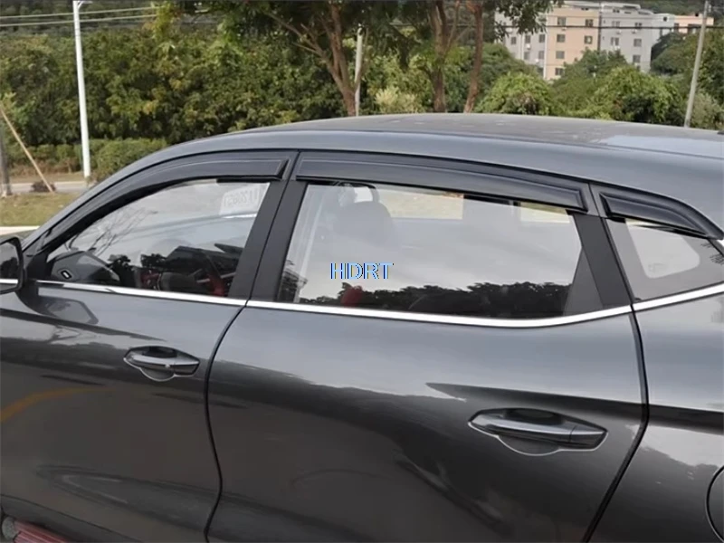 Car Styling Window Deflector Visor For Changan Auchan X5/Oshan X5 Plus/CS35 Max/Volga K30 2021 + Weather Shield Sun Rain Shelter