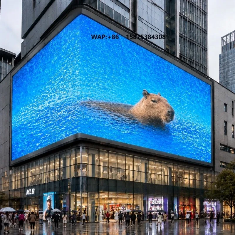 Outdoor Fixed Installation P4 P6.7 High-Brightness 3D LED Digital Billboard High-Resolution Waterproof LED Display Video Wall