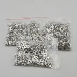 100PCS/50PCS RNB1.25-5 Non-insulated ring terminal electrical wire crimp naked connector AWG 22-16