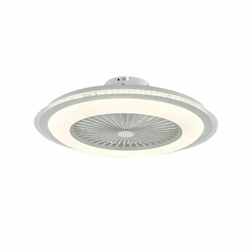 Imagem -05 - Ventilador de Teto com Luz Led Bladaless e Dimmable Selagem Fan Lâmpada Remota Home Decor Lustre para Sala Quarto Houseuse 23 em