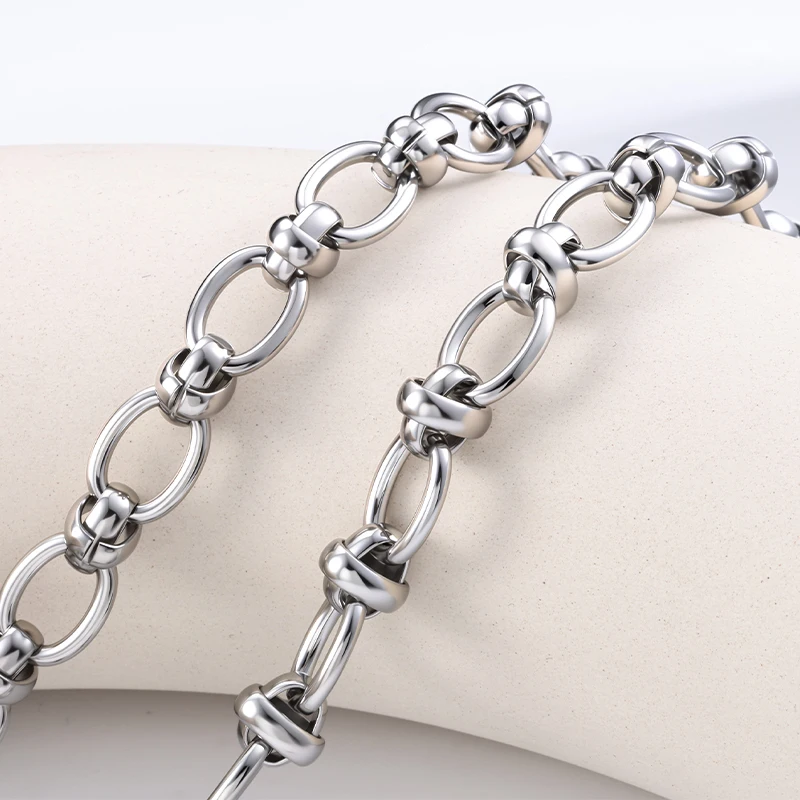 

1Meter Stainless Steel Thick Big Chains For Needlework Handmade Making Bracelets Necklaces Jewelry Materials DIY Accessories