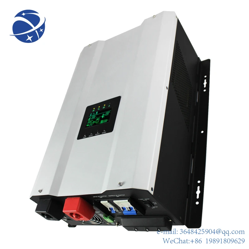 YYHC Single Phase Split Phase 15kva 12kw 48v Inverter Built in 60A 120A Mppt Off Grid Pure Sine Wave Hybrid Solar Inverter