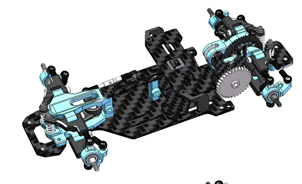TG RACING RC Car RWD Rear-drive Drift Racing Frame 1/24 1/28