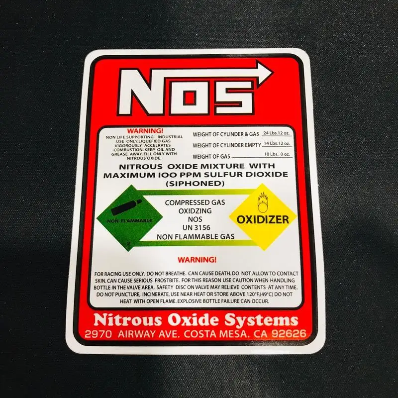 Car Stickers Reflective Nitrogen Acceleration Decorative Stickers Body Stickers Rear Window Car Stickers Electric Vehicle
