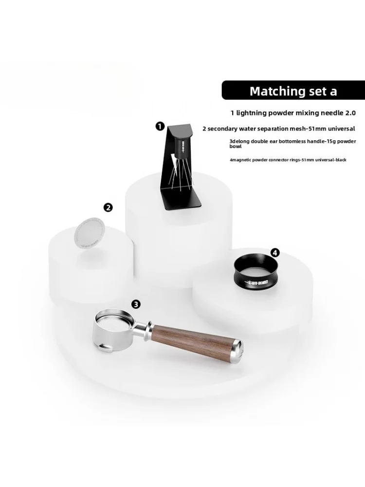 MHW-3 ボンバーイタリアコーヒーマシン用底ハンドル修正なし 51/54/58 ミリメートルクルミ材ハンドル