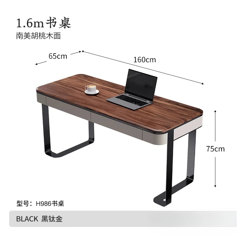 Mesa de madeira maciça, villa grande apartamento estudo combinando móveis mesa de computador original escrivaninha