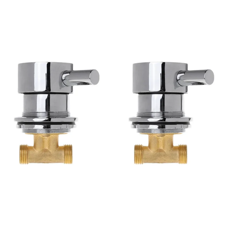 

VELIF-2 шт. G1/2 дюйма смесительный клапан для горячей и холодной воды термостатический смеситель 2 входа и 1 выход для душевой комнаты