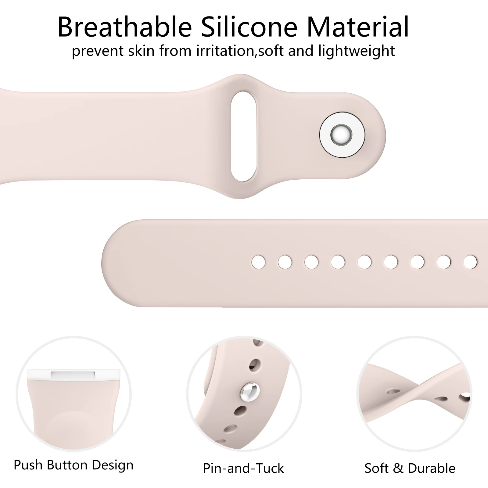 Bracelet en Silicone souple pour Fitbit Versa 4/Versa 3/Versa 2/Versa 1, Bracelet de montre pour Fitbit Versa Lite/Sense 2