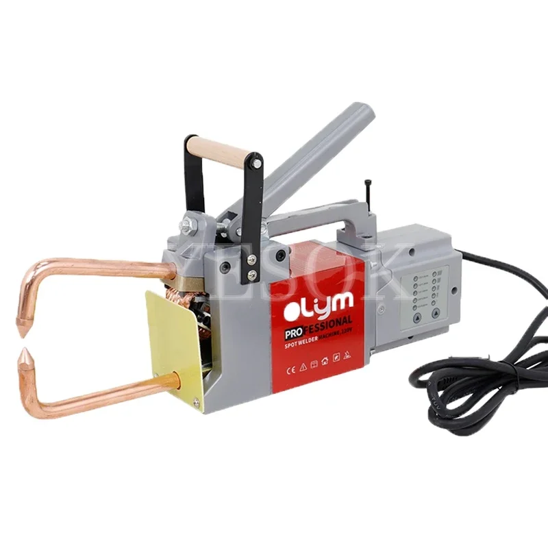 Resistance Spot Welding Machine 220V Welding Thickness 2.0+2.0mm Steel Plate Sheet Metal CE Portable Spot Welder