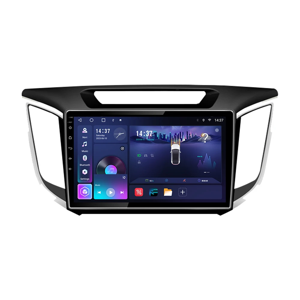 Car DVD For Hyundai IX25 /Creta (2014-2019) Car Radio Multimedia Video Player Navigation GPS Android 10.0 Double Din