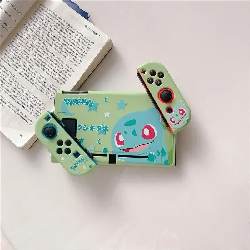 Anime Pokemon Gengar Protective Case for Nintendo Switch Case NS Cartoon Split Color Printing Game Console Soft Cover Shell Gift