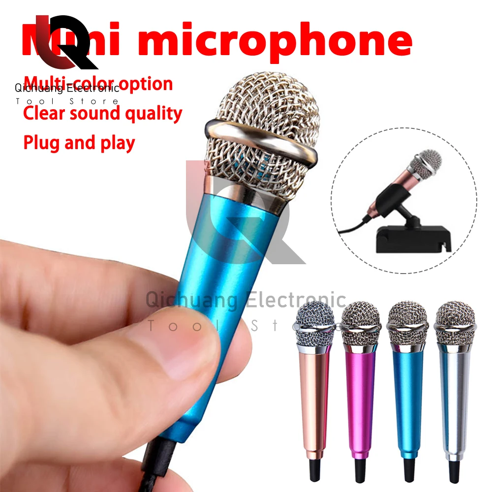 1Pcs Newest Mini Microphone Lavalier Professional Microphone Handheld Mic for Computer for iPhone ipad karaoke Singing Exclusive