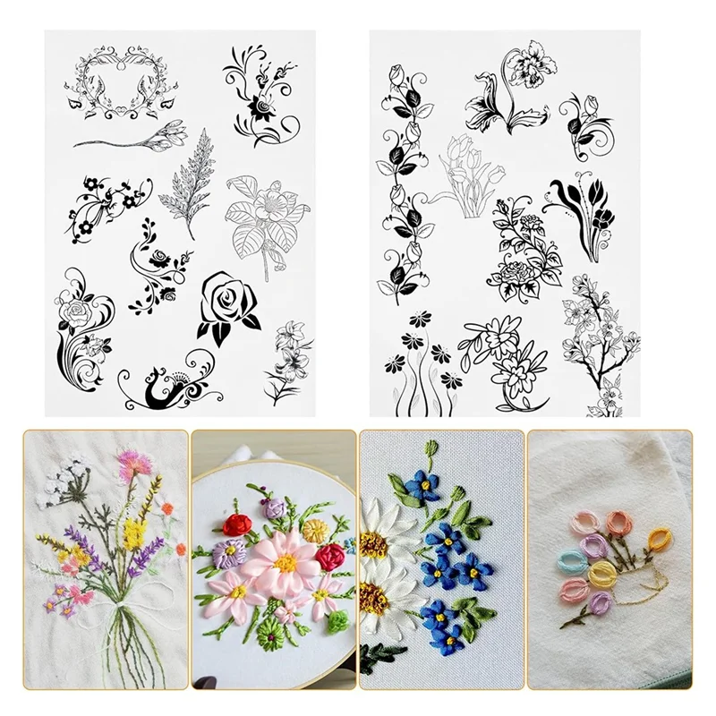 A003 Stick & Stitch Embroidery Paper For Embroidery Dissolvable Embroidery Transfer For Transferring Embroidery Patterns