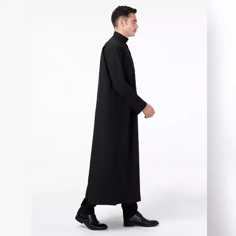 2025 Men's Middle East, Round Turtleneck, Arab, Famous Clothing, Men's Clothing, Robe, Hot Sale, Spot FN10-ZJ230182