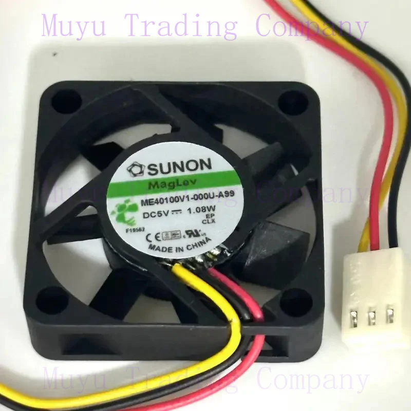 FOR SUNON ME40100V1-000U-A99 DC 5V 1.08W 40x40x10mm 3-Wire Server Cooling Fan