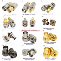 2Pcs/lot Q9 BNC To SMA Disc Male Female Connector SMA To BNC Disc Walkie-talkie Hand Station Coaxial Adapter Fast Delivery Brass