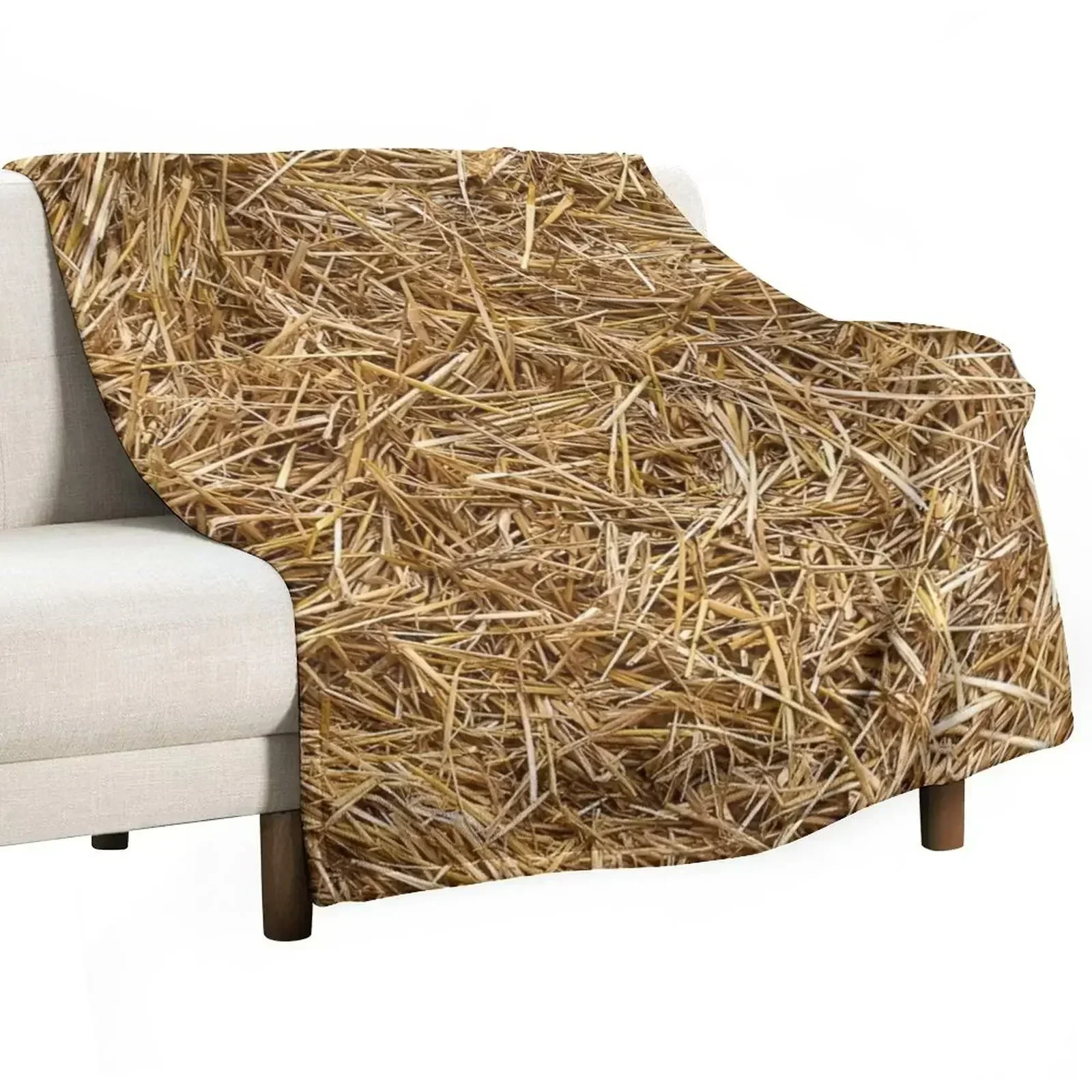 

sunny natural hay, straw Throw Blanket blankets and throws Nap Blankets