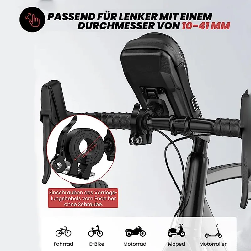 

Waterproof Touch Screen Phone Holder - Navigation Mount for Electric Bicycles & Motorcycles