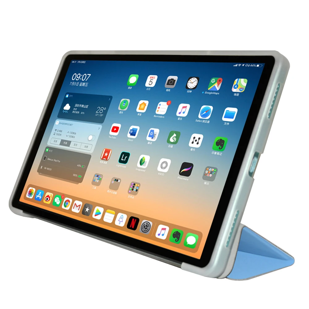 Case For Alldocube IPlay 60 50 Mini Pro NFE 8.4' IPlay 60mini 8.68' Tablet PC Slim Tri-Folding Stand Cover Case TPU Back Shell