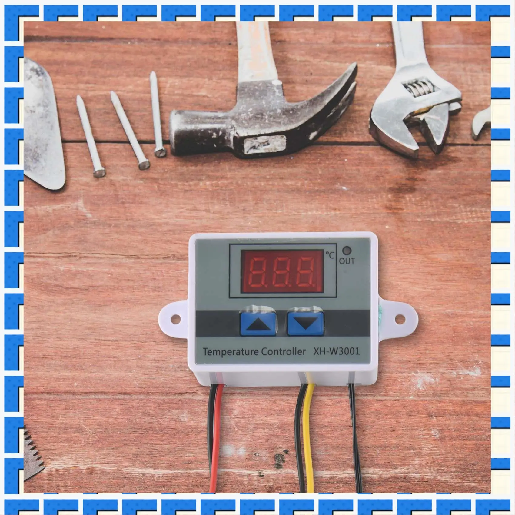 ABNG 10A AC110-220V цифровой светодиодный регулятор температуры XH-W3001 для инкубатора, охлаждения, переключатель нагрева, термостат, датчик NTC