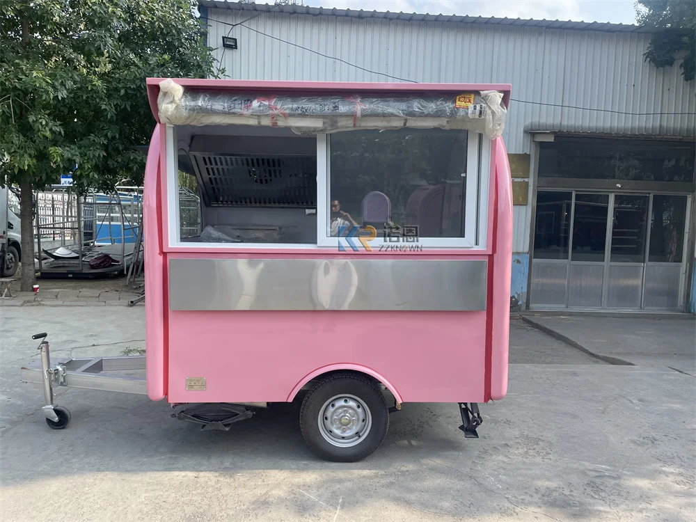 

Coffee Food Truck Snack Pizza Cart Mobile Ice Cream Juice Shop Custom Fully Catering Equipments Food Trailer