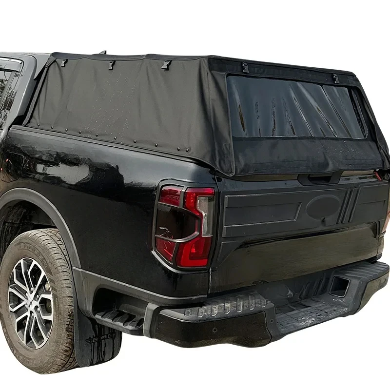 New High Quality Hot Selling Pickup Trunk Waterproof Foldable Ox-Fabric Canopy Soft Topper Kingkong Poer